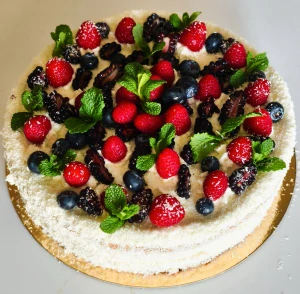 Malina, borůvka, ostružina bez lepku a mléka vel. L 25cm